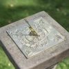 Polished Brass 'Four Seasons' Sundial - 200mm -Garden Supply Discount Store polished brass four seasons sundial 200mm 4