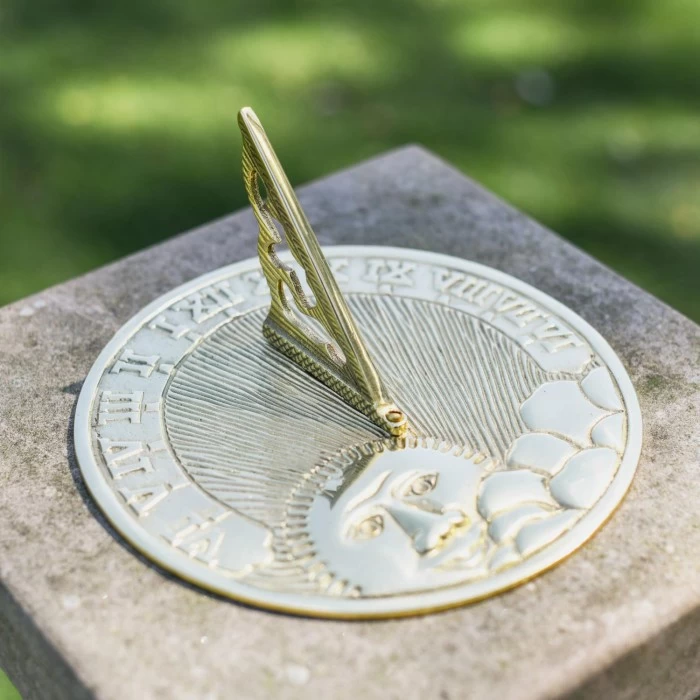 Polished Brass 'Rising Run' Sundial 5 Polished Brass 'Rising Run' Sundial - Image 3