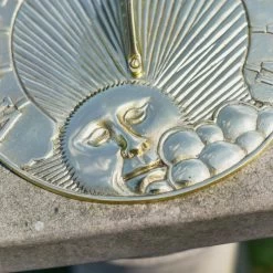 Polished Brass 'Rising Run' Sundial 17 Polished Brass 'Rising Run' Sundial -Garden Supply Discount Store polished brass rising run sundial 3