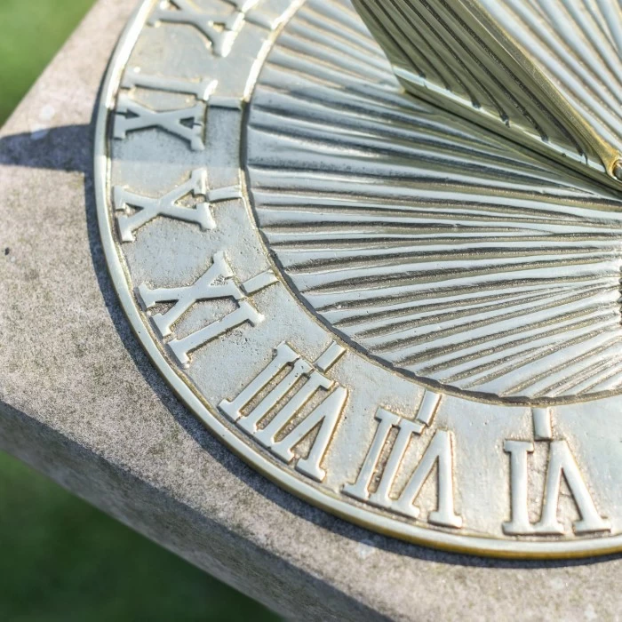 Polished Brass 'Rising Run' Sundial 8 Polished Brass 'Rising Run' Sundial - Image 6