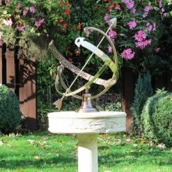 "Profatius" Antique Brass Armillary - 24cm -Garden Supply Discount Store profatius antique brass armillary customer photo