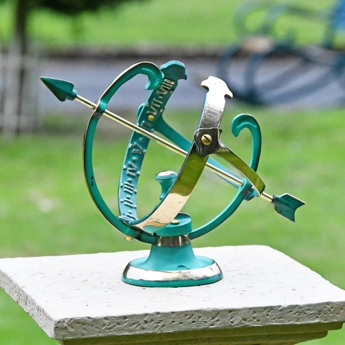 Verdigris "Profatius" Armillary - 16.5cm 4 Verdigris "Profatius" Armillary - 16.5cm - Image 2