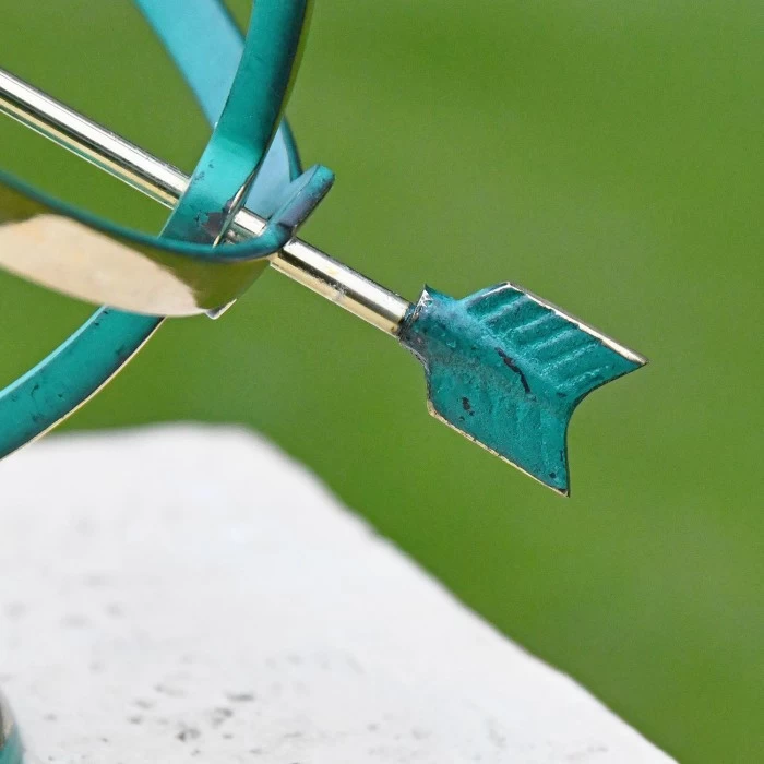 Verdigris "Profatius" Armillary - 16.5cm 15 Verdigris "Profatius" Armillary - 16.5cm - Image 13