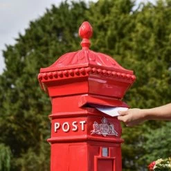 Penfold Pillar Post Box 20 Penfold Pillar Post Box -Garden Supply Discount Store red penfold pillar post box 3