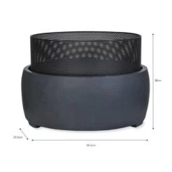 Round Mesh Fire Pit & Wood Burner -Garden Supply Discount Store round fire pit 3 1