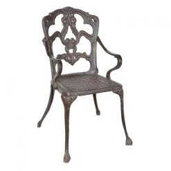 'Alvera' Rustic Cast Iron Victorian Chair