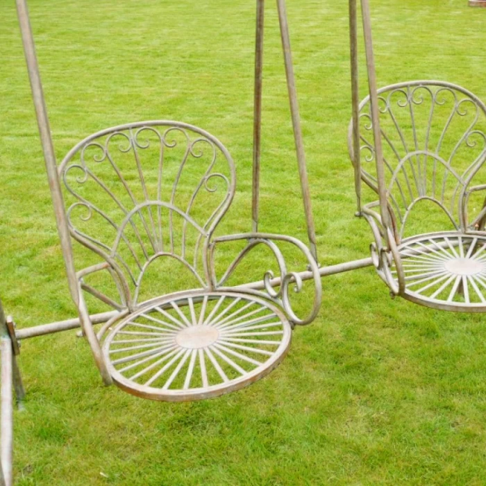 Rustic Ornate Garden Swing Seat For Two - Image 3
