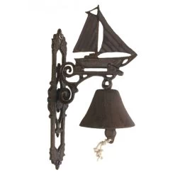 Rustic Garden Bell - Sailboat