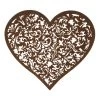 Rustic Scroll Pattern Heart Wall Art -Garden Supply Discount Store rustic scroll pattern heart wall art