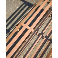 Rustic Wrought Iron “Chatham" Two Seater Garden Bench 16 Rustic Wrought Iron “Chatham" Two Seater Garden Bench -Garden Supply Discount Store rustic wrought iron chatham two seater garden bench 5