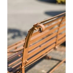 Rustic Wrought Iron “Chatham" Two Seater Garden Bench 20 Rustic Wrought Iron “Chatham" Two Seater Garden Bench -Garden Supply Discount Store rustic wrought iron chatham two seater garden bench 7