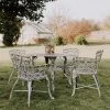 Antique Cream "Edworth Manor" Four Seater Dining Set -Garden Supply Discount Store sg001 crm