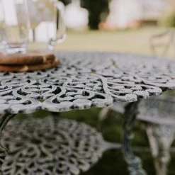 Antique Cream "Edworth Manor" Four Seater Dining Set -Garden Supply Discount Store sg001 crm 4