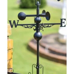 Slim Steel Wise Owl Weathervane - Horizontal Fitting -Garden Supply Discount Store slim steel wise owl weathervane 1