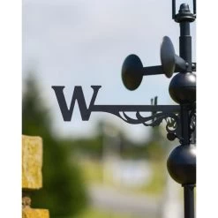 Slim Steel Wise Owl Weathervane - Horizontal Fitting -Garden Supply Discount Store slim steel wise owl weathervane 8