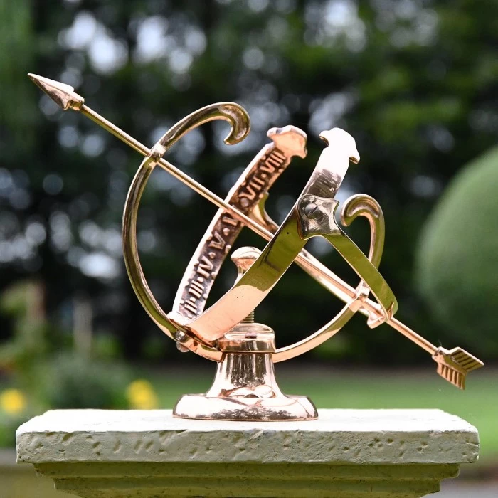 Polished Copper Armillary - 17cm 3 Polished Copper Armillary - 17cm