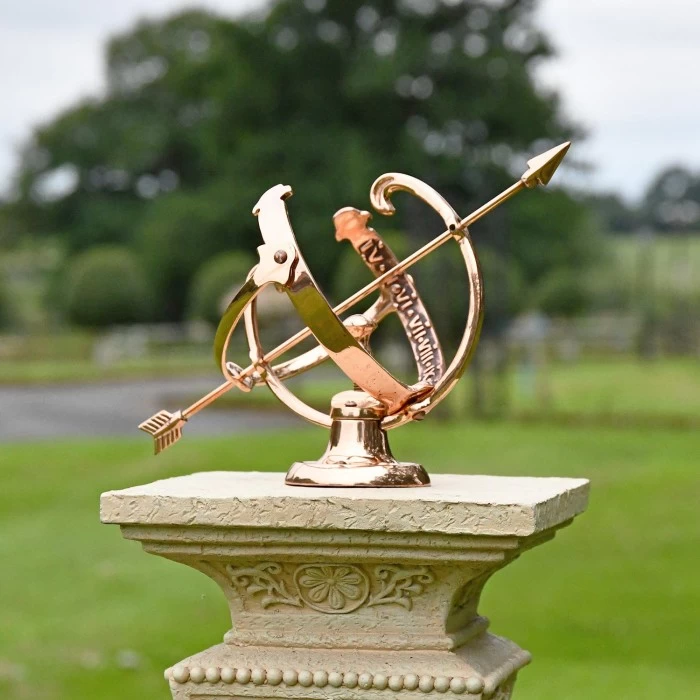 Polished Copper Armillary - 17cm 12 Polished Copper Armillary - 17cm - Image 10