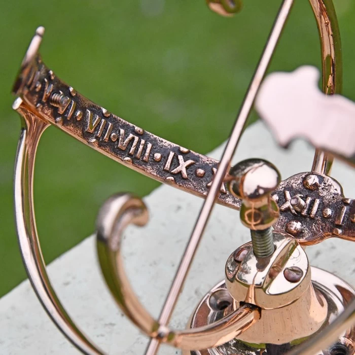 Polished Copper Armillary - 17cm 4 Polished Copper Armillary - 17cm - Image 2