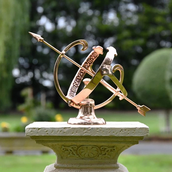 Polished Copper Armillary - 17cm 10 Polished Copper Armillary - 17cm - Image 8