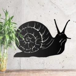 Black Snail Wall Art -Garden Supply Discount Store snail wall art 3