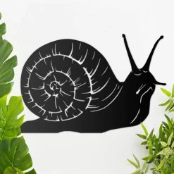 Black Snail Wall Art -Garden Supply Discount Store snail wall art 5