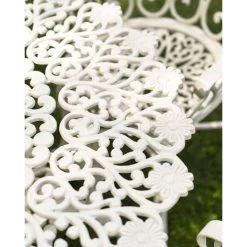 Solid Cream "Wootton House" Four Seat Dining Set -Garden Supply Discount Store solid cream 22wootton house 22 four seat dining set 7