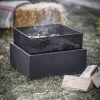 Square Mesh Fire Pit & Wood Burner -Garden Supply Discount Store square fire pit 1