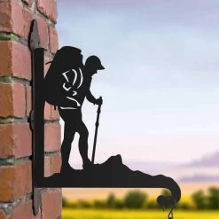 Steel "Backpacking" Hanging Basket Bracket