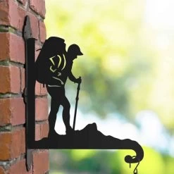 Steel "Backpacking" Hanging Basket Bracket -Garden Supply Discount Store steel 22backpacking 22 hanging basket bracket 6