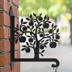 Steel Apple Tree Hanging Basket Bracket -Garden Supply Discount Store steel apple tree hanging basket bracket 2