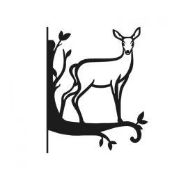 Steel Contemporary Doe Hanging Basket Bracket 11 Steel Contemporary Doe Hanging Basket Bracket -Garden Supply Discount Store steel contemporary doe hanging basket bracket 1