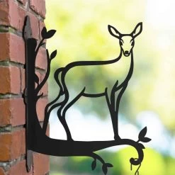 Steel Contemporary Doe Hanging Basket Bracket 10 Steel Contemporary Doe Hanging Basket Bracket -Garden Supply Discount Store steel contemporary doe hanging basket bracket 6