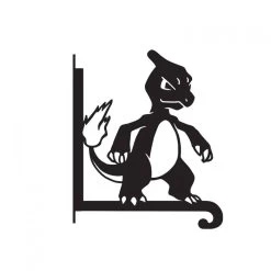 Steel First Evolution Fire Lizard Character Hanging Basket Bracket -Garden Supply Discount Store steel first evolution fire lizard character hanging basket bracket 1