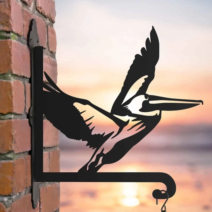 Steel Flying Pelican Hanging Basket Bracket 6 Steel Flying Pelican Hanging Basket Bracket - Image 4