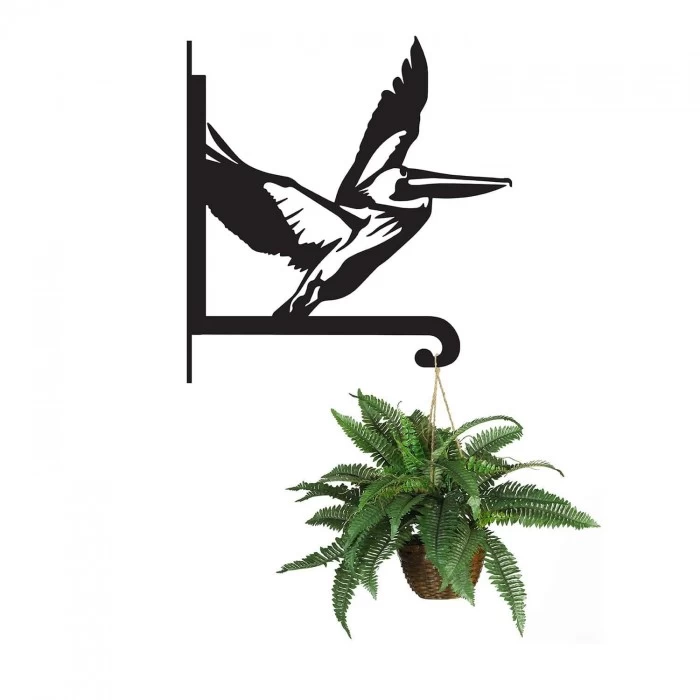 Steel Flying Pelican Hanging Basket Bracket 4 Steel Flying Pelican Hanging Basket Bracket - Image 2