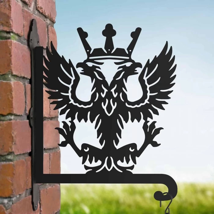 Steel Mercian Regiment Hanging Basket Bracket 3 Steel Mercian Regiment Hanging Basket Bracket