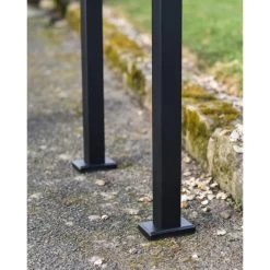 Steel "Beaumont" Parcel Box On Stand -Garden Supply Discount Store steel parcel box and stand3