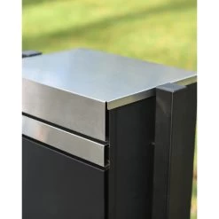 Steel "Beaumont" Parcel Box On Stand -Garden Supply Discount Store steel parcel box and stand8