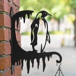 Steel Penguin Hanging Basket Bracket -Garden Supply Discount Store steel penguin hanging basket bracket 3 1