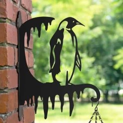 Steel Penguin Hanging Basket Bracket -Garden Supply Discount Store steel penguin hanging basket bracket 5 1