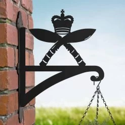 Steel Royal Gurkha Rifles Regiment Hanging Basket Bracket -Garden Supply Discount Store steel royal gurkha rifles regiment hanging basket bracket 5