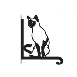 Steel Siamese Cat Hanging Basket Bracket -Garden Supply Discount Store steel siamese cat hanging basket bracket 2