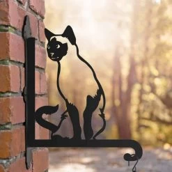 Steel Siamese Cat Hanging Basket Bracket -Garden Supply Discount Store steel siamese cat hanging basket bracket 4