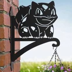 Steel Unevolved Cartoon Amphibian Hanging Basket Bracket