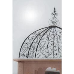 "Temple Of Peace" Garden Gazebo 13 "Temple Of Peace" Garden Gazebo -Garden Supply Discount Store temple of peace close up of iron roof