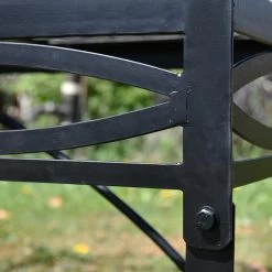 "The Dudley" Wrought Iron Garden Bench - Black 21 "The Dudley" Wrought Iron Garden Bench - Black -Garden Supply Discount Store the dudley wrought iron garden bench 10