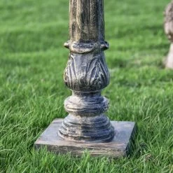 Brushed Gold "Floridus" Bird Bath -Garden Supply Discount Store the floridus bird bath 3