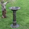 Brushed Gold "Fons" Bird Bath 1 Brushed Gold "Fons" Bird Bath -Garden Supply Discount Store the fons bird bath 2