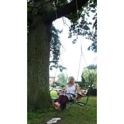 “Swinging Sixties” From Grannie Kates Vintage Collection -Garden Supply Discount Store tree swinging bench full 1