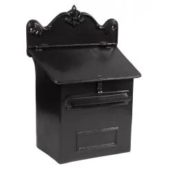 “Twilight Shadows” Black Goldhay Post Box 27 “Twilight Shadows” Black Goldhay Post Box -Garden Supply Discount Store twilight shadows black goldhay post box 3